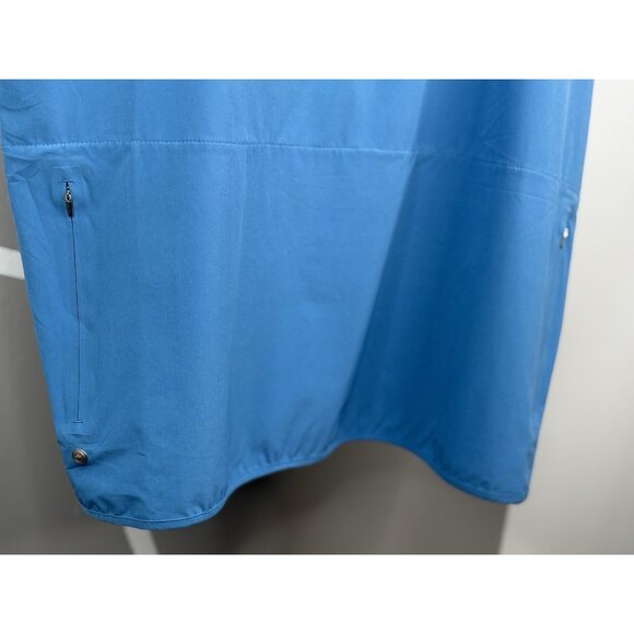 Peter Millar Crown Crafted Men’s XXL Flex Adapt ½ Zip Pullover Golf Vest Blue - Picture 4 of 15